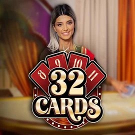 32 Cards slot visual from Ezugi available on bofcasino.website