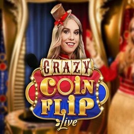 Crazy Coin Flip by Evolution, showcased at bofcasino.website – game logo