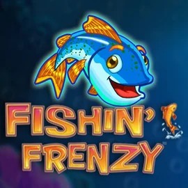 Fishin Frenzy online game logo by Blueprint Gaming on bofcasino.website