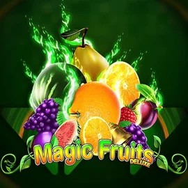 Magic Fruits Deluxe online game logo by Wazdan on bofcasino.website