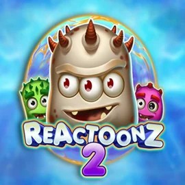 Reactoonz 2 slot logo by Play'n GO at Bof Casino